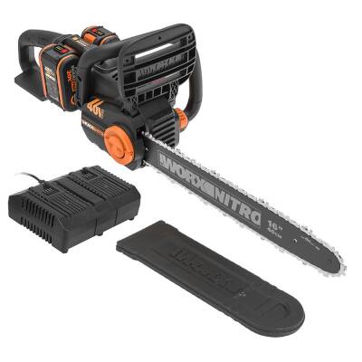 WORX WG385E 40Volt 4.0Ah Li-ion 40CM Profesyonel Şarjlı Kömürsüz Zincirli Testere - Worx