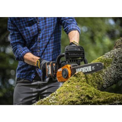 WORX WG385E 40Volt 4.0Ah Li-ion 40CM Profesyonel Şarjlı Kömürsüz Zincirli Testere - 7