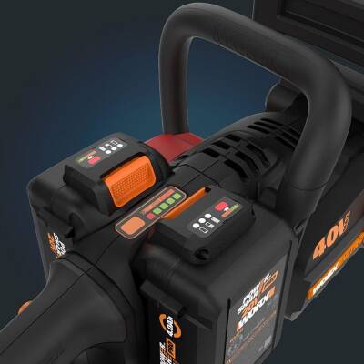 WORX WG385E 40Volt 4.0Ah Li-ion 40CM Profesyonel Şarjlı Kömürsüz Zincirli Testere - 10