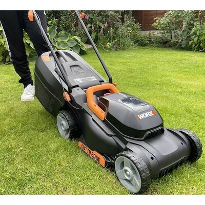 WORX WG730E 20Volt 4.0Ah. Li-ion 30cm Profesyonel Kömürsüz Şarjlı Çim Biçme - 7