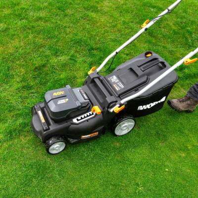 WORX WG737E 40Volt 4.0Ah. Li-ion 37CM Profesyonel Kömürsüz Şarjlı Çim Biçme - 3