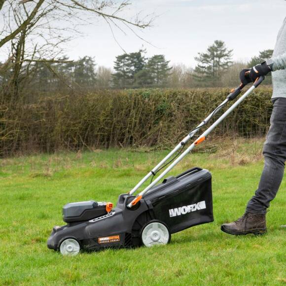 WORX WG737E 40Volt 4.0Ah. Li-ion 37CM Profesyonel Kömürsüz Şarjlı Çim Biçme - 4