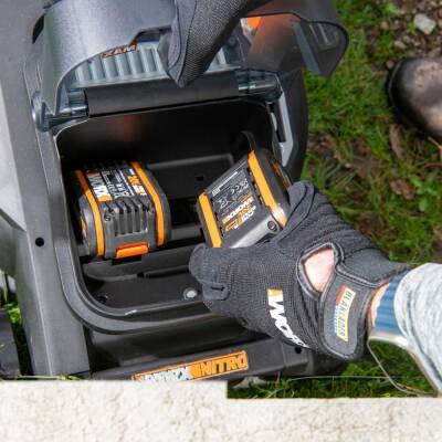 WORX WG737E 40Volt 4.0Ah. Li-ion 37CM Profesyonel Kömürsüz Şarjlı Çim Biçme - 8