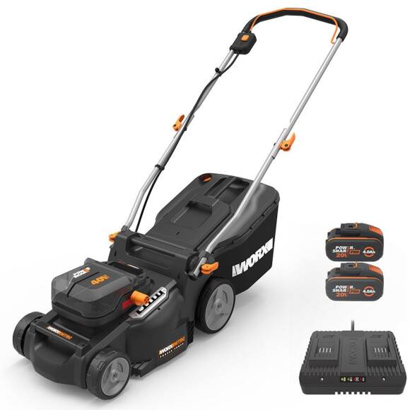 WORX WG737E 40Volt 4.0Ah. Li-ion 37CM Profesyonel Kömürsüz Şarjlı Çim Biçme - 1