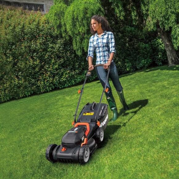 WORX WG743E 40Volt 4.0Ah. Li-ion 40cm Profesyonel Şarjlı Çim Biçme - 7