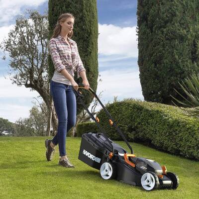 WORX WG743E 40Volt 4.0Ah. Li-ion 40cm Profesyonel Şarjlı Çim Biçme - 8