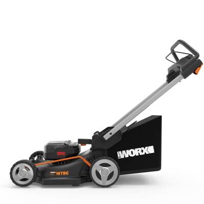 WORX WG748E 40Volt 4.0Ah. Li-ion 46CM Profesyonel Kömürsüz Şarjlı Çim Biçme - Fırsat Ürünü (1)