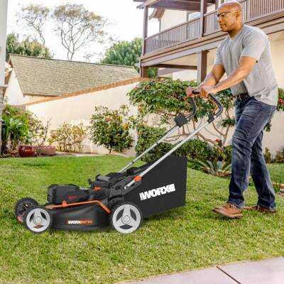 WORX WG748E 40Volt 4.0Ah. Li-ion 46CM Profesyonel Kömürsüz Şarjlı Çim Biçme - 5