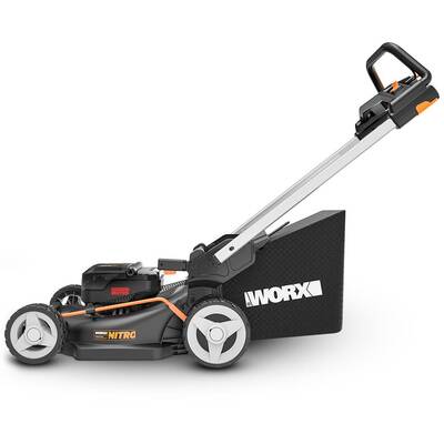 WORX WG749E 40Volt 4.0Ah. Li-ion 46CM Profesyonel Kömürsüz Şarjlı Çim Biçme - Fırsat Ürünü (1)