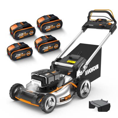 WORX WG761E 80Volt 4.0Ah. Li-ion 51cm Profesyonel Kömürsüz Şarjlı Çim Biçme - Worx