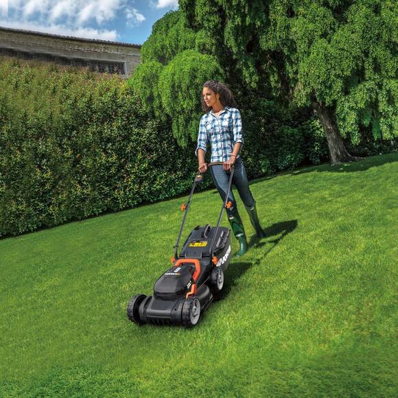 WORX WG779E 40Volt 2.5Ah. Li-ion 34CM Profesyonel Şarjlı Çim Biçme - 9