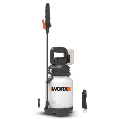 WORX WG829E.9 20Volt 5Lt. Omuz Askılı Basınçlı İlaçlama ve Dezenfektan Pompası (Akü Dahil Değildir) - Worx