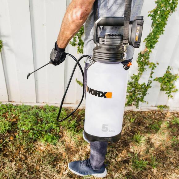 WORX WG829E.9 20Volt 5Lt. Omuz Askılı Basınçlı İlaçlama ve Dezenfektan Pompası (Akü Dahil Değildir) - 10