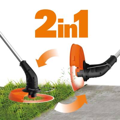 WORX WG927E 40Volt 2.0Ah. Li-ion 34cm Profesyonel Şarjlı Çim Biçme + WG157E.9 20Volt Misinalı Çim ve Kenar Kesme - 8