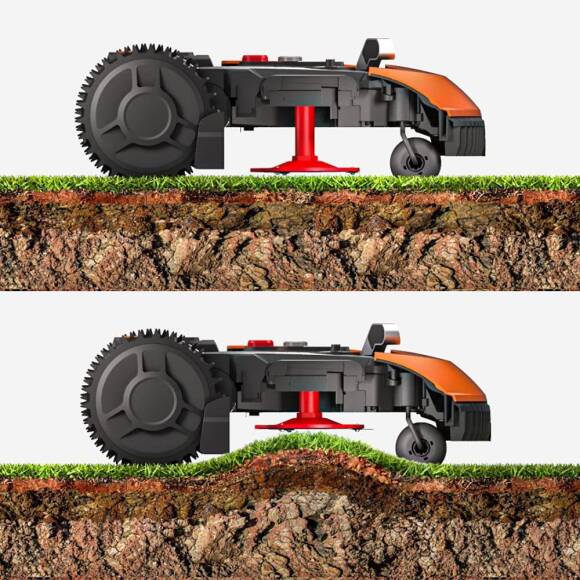 WORX WR130E 20Volt 2.0Ah. 18CM LANDROID Tam Otonom Kömürsüz Çim Biçme Robotu - 7