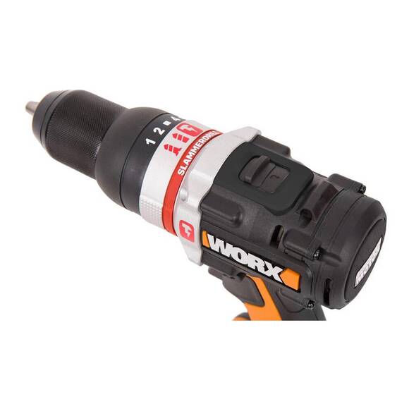 WORX WX-JCR 20Volt/2.0Ah Li-ion Çift Akülü Kömürsüz Profesyonel Darbeli Şarjlı Matkap - 4