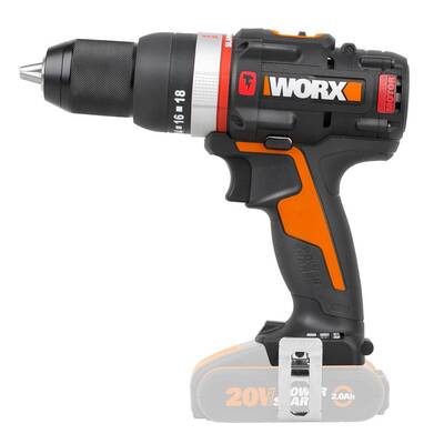 WORX WX-JCR.9 20Volt Kömürsüz Profesyonel Darbeli Matkap (Akü Dahil Değildir) - Fırsat Ürünü (1)