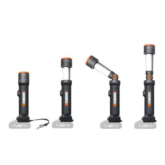 WORX WX027.9 20Volt 510 Lümen Çok Fonksiyonlu Led Fener (Akü Dahil Değildir) - 2