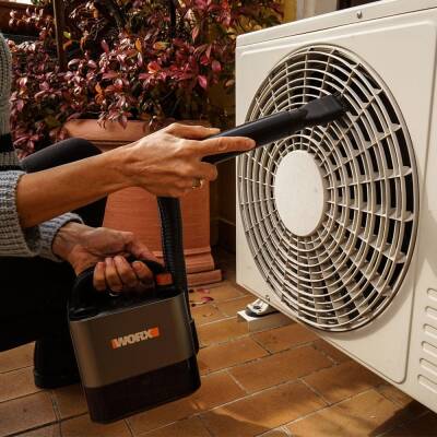 WORX WX030.9 20Volt 30W/10Kpa Li-ion Flexi Esnek Hortumlu Profesyonel Kompakt Şarjlı Süpürge (Akü Dahil Değildir) - 7