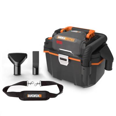 WORX WX031.9 20Volt 200W/16Kpa Li-ion Kömürsüz Flexi Esnek Hortumlu Islak/Kuru Süpürge & Üfleme (Akü Dahil Değildir) - Worx (1)