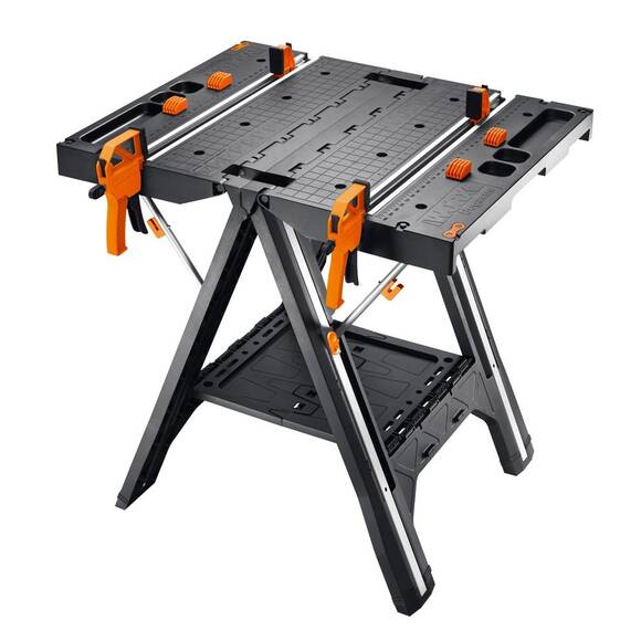 WORX WX051 Çok Fonksiyonlu Katlanabilir Çalışma Tezgâhı + 2 Adet Tetik İşkence - 1