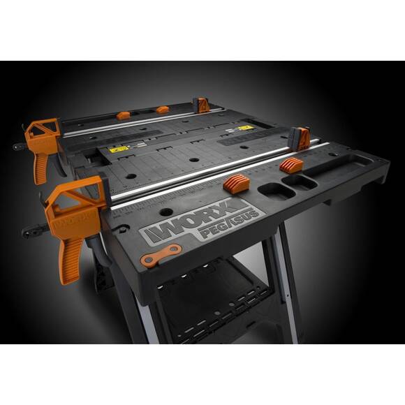 WORX WX051 Çok Fonksiyonlu Katlanabilir Çalışma Tezgâhı + 2 Adet Tetik İşkence - 5