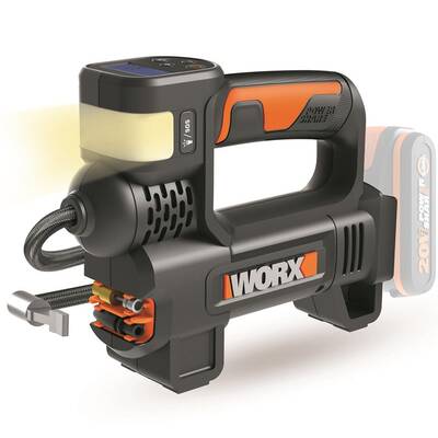 WORX WX092.9 20Volt 150 PSI Ayarlanabilir Dijital Basınç Göstergeli Hava Pompası + LED Lamba (Akü Dahil Değildir) - Fırsat Ürünü