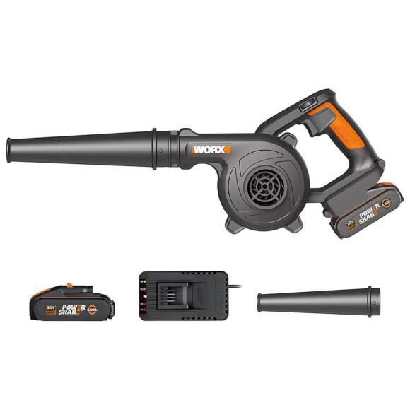 Worx WX094 20Volt 2.0Ah. Li-ion Şarjlı Profesyonel Devir Ayarlı Üfleyici - 1