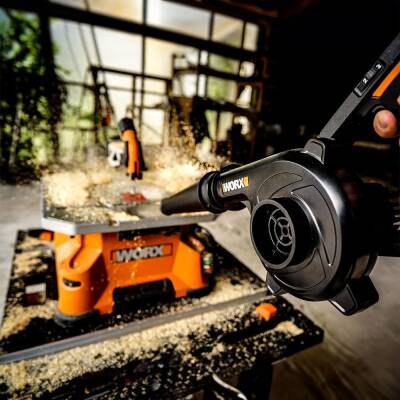 Worx WX094 20Volt 2.0Ah. Li-ion Şarjlı Profesyonel Devir Ayarlı Üfleyici - 3