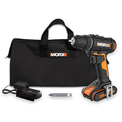 WORX WX100 20Volt/2.0Ah. Li-ion Tek Akülü Profesyonel Şarjlı Matkap - Fırsat Ürünü