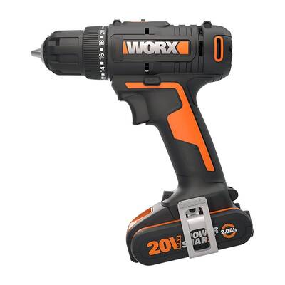 WORX WX100 20Volt/2.0Ah. Li-ion Tek Akülü Profesyonel Şarjlı Matkap - Fırsat Ürünü (1)