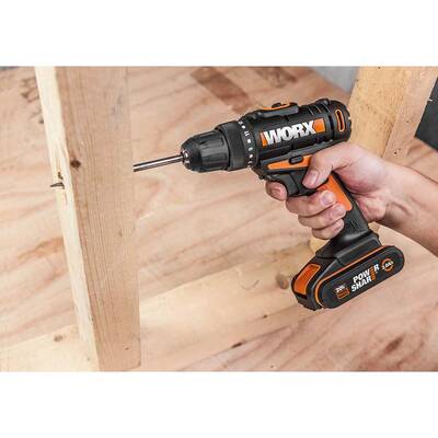 WORX WX100 20Volt/2.0Ah. Li-ion Tek Akülü Profesyonel Şarjlı Matkap - 5