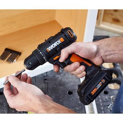 WORX WX100 20Volt/2.0Ah. Li-ion Tek Akülü Profesyonel Şarjlı Matkap - 9