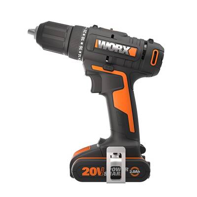 WORX WX108 20Volt/2.0Ah. Li-ion Çift Akülü Profesyonel Şarjlı Matkap - Fırsat Ürünü (1)