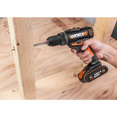 WORX WX108 20Volt/2.0Ah. Li-ion Çift Akülü Profesyonel Şarjlı Matkap - 8