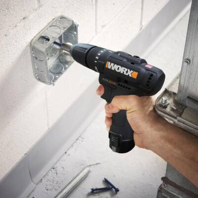 WORX WX121 12Volt/2.0Ah Li-ion Çift Akülü Kömürsüz Profesyonel Şarjlı Darbeli Matkap + 5 Parça Aksesuar - 5