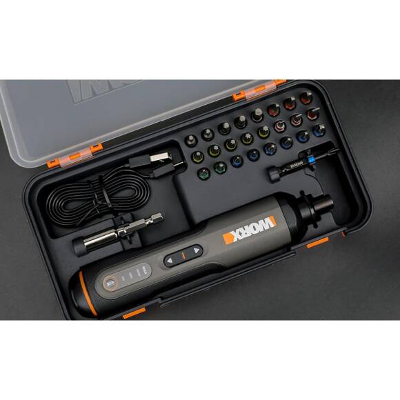 WORX WX240 4Volt/1.5Ah. Li-ion Akıllı Şarjlı Tornavida + 26 adet Bits Uç - 2