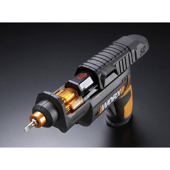 WORX WX255 4Volt/1.5Ah. Li-ion Şarjlı Şarjörlü Tornavida + 6 adet Bits Uç + Vida Tutucu - 3