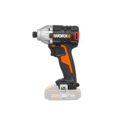 WORX WX261.9 20Volt 260Nm Kömürsüz Profesyonel Darbeli Tornavida (Akü Dahil Değildir) - Worx (1)