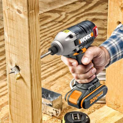 WORX WX261.9 20Volt 260Nm Kömürsüz Profesyonel Darbeli Tornavida (Akü Dahil Değildir) - 6