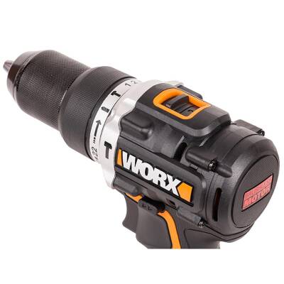 WORX WX352 20Volt/2.0Ah Li-ion Çift Akülü Kömürsüz Profesyonel Şarjlı Darbeli Matkap - 4