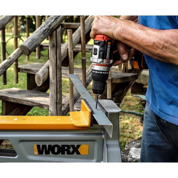 WORX WX354.9C 20Volt/2.0Ah Li-ion Tek Akülü Kömürsüz Profesyonel Darbeli Şarjlı Matkap - 3