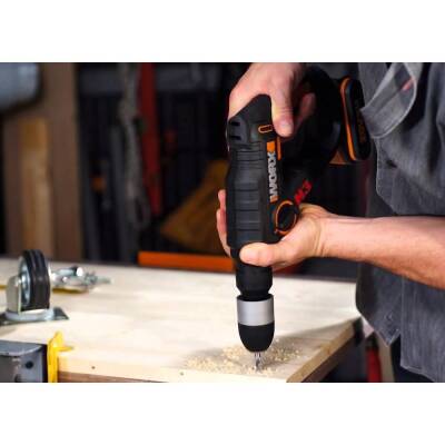 WORX WX394.3 20Volt 2.0Ah. Li-ion 1.5J Profesyonel SDS-Plus Pnömatik Şarjlı Matkap + 9 Adet Uç + Mandren - 9