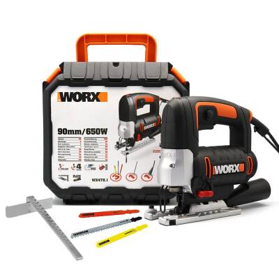 WORX WX478.1 650Watt Profesyonel Devir Ayarlı Dekupaj Testere - Worx