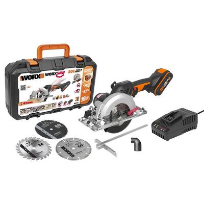 WORX WX531 20Volt 2.0Ah. Li-ion 120mm Kömürsüz Profesyonel Çok Amaçlı Daire Testere - Fırsat Ürünü