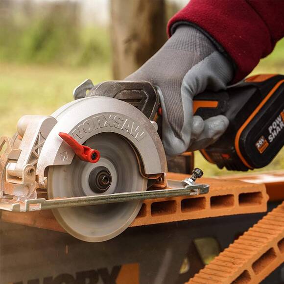 WORX WX531 20Volt 2.0Ah. Li-ion 120mm Kömürsüz Profesyonel Çok Amaçlı Daire Testere - 3