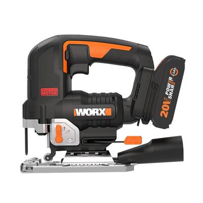 WORX WX542 20Volt 2.5Ah. Li-ion Tek Akülü Profesyonel Kömürsüz Şarjlı Dekupaj Testere - Fırsat Ürünü (1)