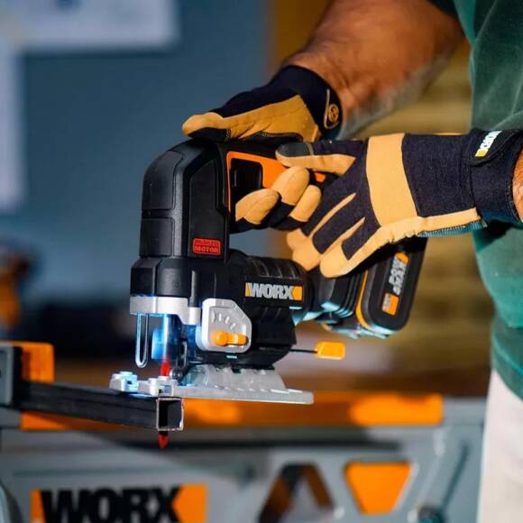 WORX WX542.9 20Volt Profesyonel Kömürsüz Dekupaj Testere (Akü Dahil Değildir) - 7