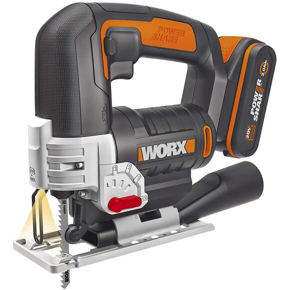 WORX WX543 20Volt 2.0Ah Li-ion Profesyonel Dekupaj Testere - 3