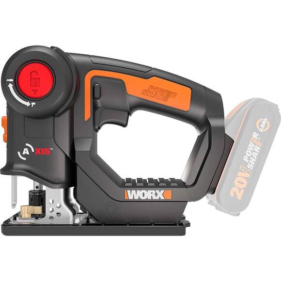 WORX WX550.9 20Volt Profesyonel Dekupaj ve Tilki Kuyruğu Testere (Akü Dahil Değildir) - 2